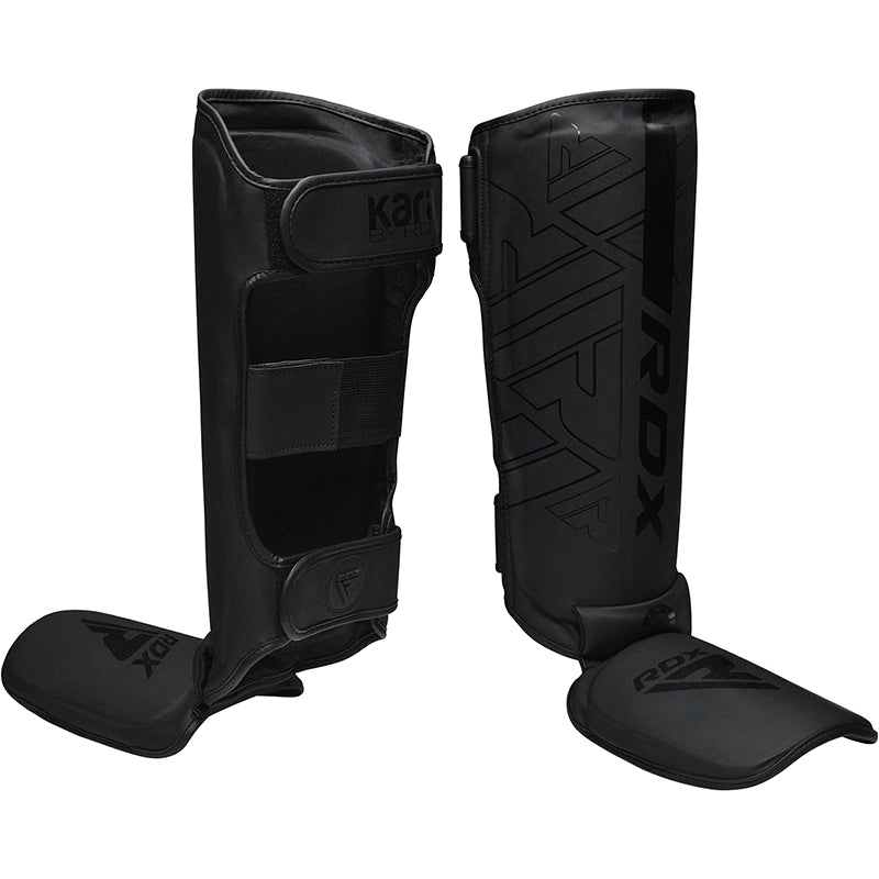 RDX F6 KARA MMA Shin Instep Guards-Black