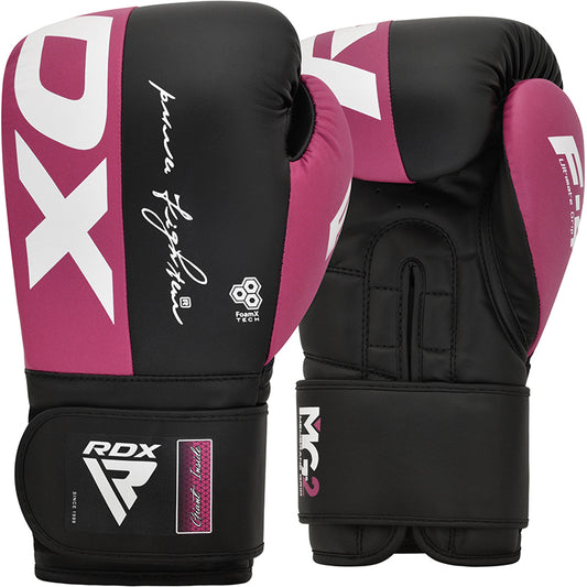 RDX F4 Boxing Sparring Gloves Hook & Loop Pink