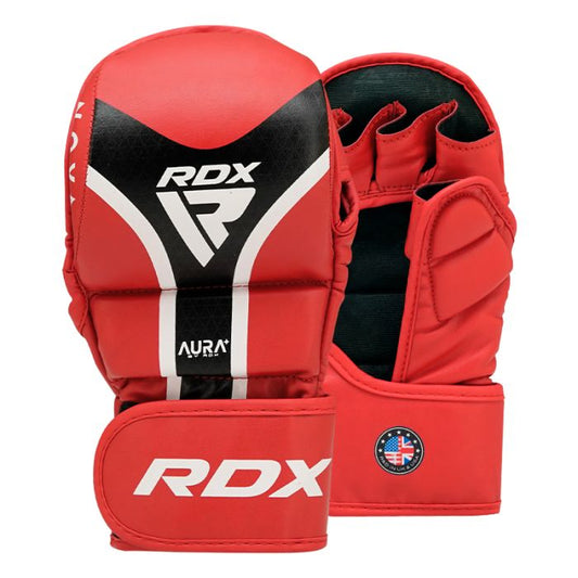 RDX GRAPPLING GLOVES SHOOTER AURA PLUS T-17 RED