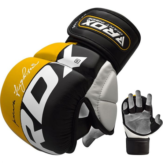RDX T6 Yellow MMA Sparring Gloves